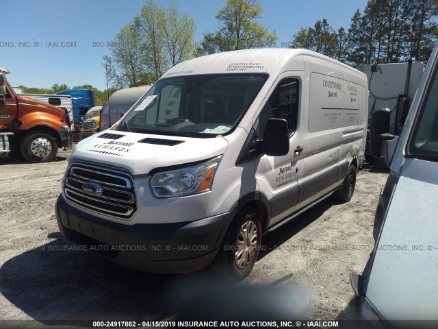 1FBZX2CM7HKA08923 - 2017 FORD TRANSIT T-350 WHITE photo 2