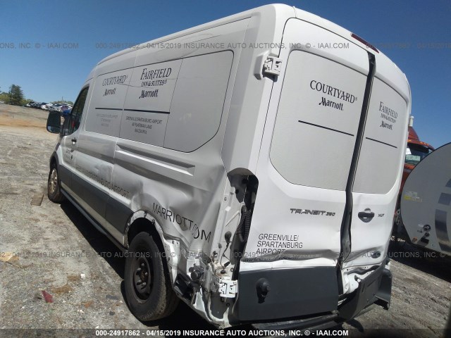 1FBZX2CM7HKA08923 - 2017 FORD TRANSIT T-350 WHITE photo 3