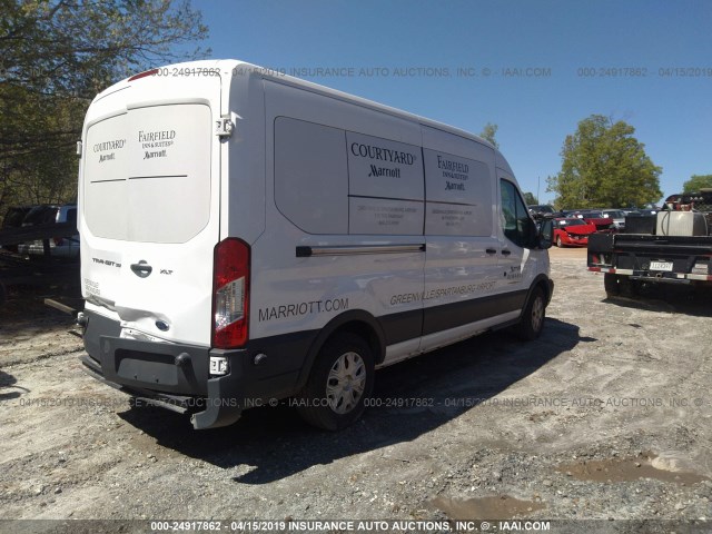 1FBZX2CM7HKA08923 - 2017 FORD TRANSIT T-350 WHITE photo 4