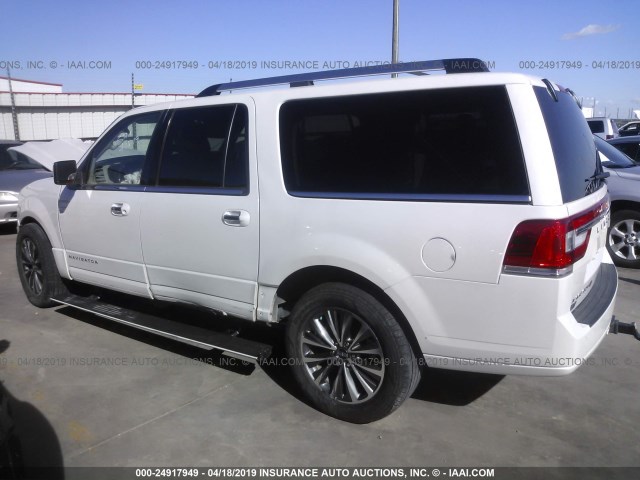 5LMJJ3HT0HEL09072 - 2017 LINCOLN NAVIGATOR L/SELECT 白色 照片 3