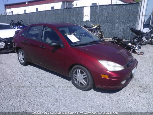 1FAFP34371W204536 - 2001 FORD FOCUS RED photo 1