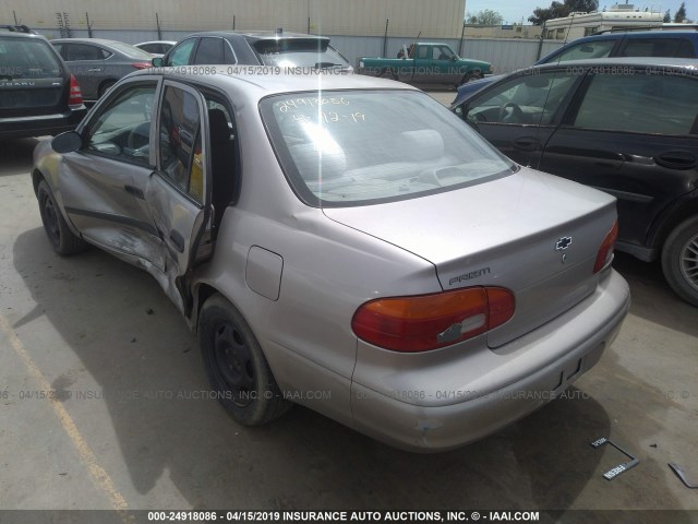 1Y1SK528X1Z433272 - 2001 CHEVROLET GEO PRIZM LSI BEIGE photo 3