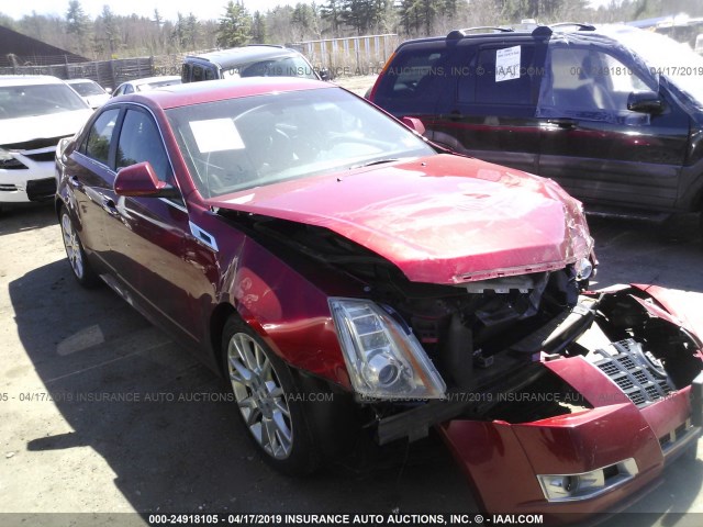 1G6DS5E36D0126240 - 2013 CADILLAC CTS PREMIUM COLLECTION RED photo 1