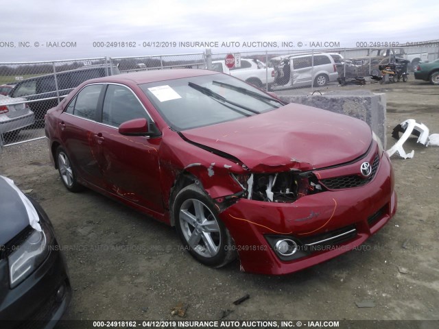 4T1BF1FK8DU663073 - 2013 TOYOTA CAMRY L/SE/LE/XLE 红色 照片 1