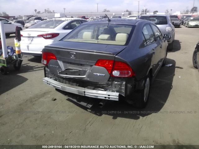 JHMFA36287S017482 - 2007 HONDA CIVIC HYBRID GOLD photo 6