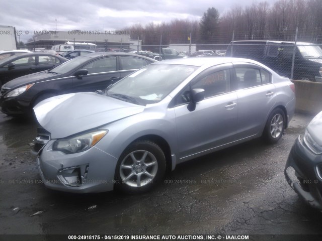 JF1GJAA66CH020463 - 2012 SUBARU IMPREZA GRAY photo 2