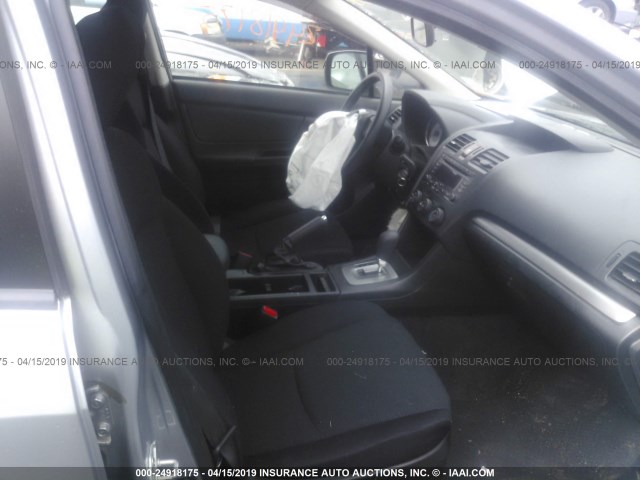 JF1GJAA66CH020463 - 2012 SUBARU IMPREZA GRAY photo 5