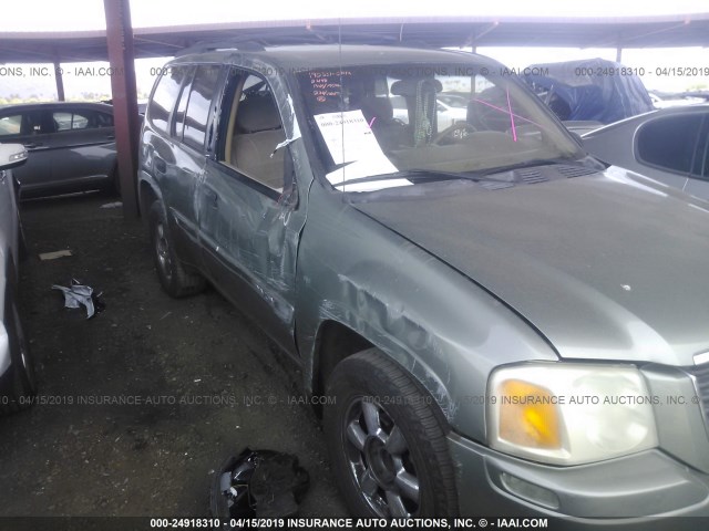 1GKDS13S932112498 - 2003 GMC ENVOY GREEN photo 6