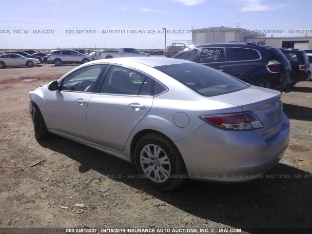 1YVHZ8BH5D5M14159 - 2013 MAZDA 6 SPORT SILVER photo 3