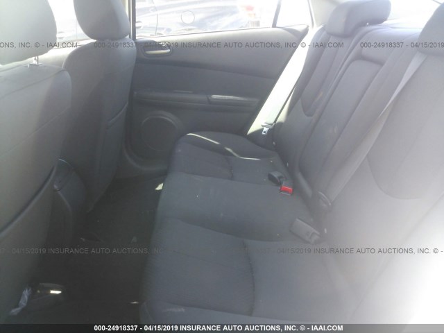 1YVHZ8BH5D5M14159 - 2013 MAZDA 6 SPORT SILVER photo 8