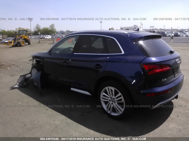 WA1CNAFY2J2065451 - 2018 AUDI Q5 PRESTIGE BLUE photo 3