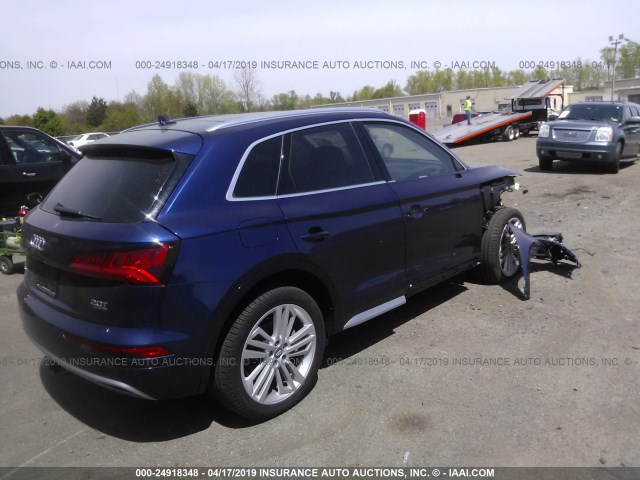 WA1CNAFY2J2065451 - 2018 AUDI Q5 PRESTIGE BLUE photo 4