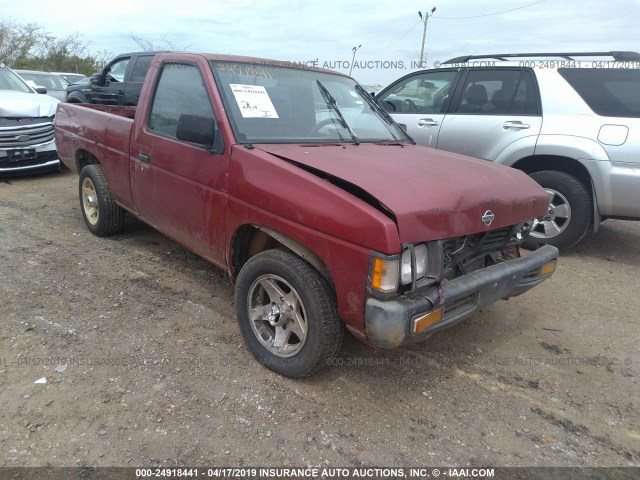 1N6SD11S9PC450755 - 1993 NISSAN TRUCK SHORT WHEELBASE RED photo 1