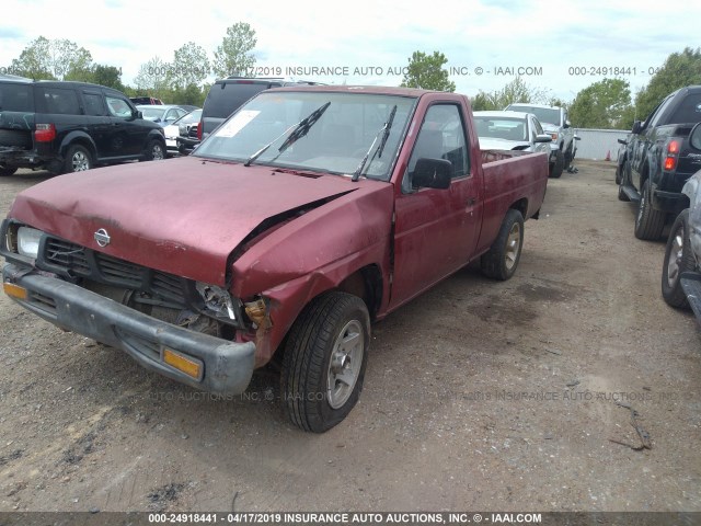 1N6SD11S9PC450755 - 1993 NISSAN TRUCK SHORT WHEELBASE RED photo 2