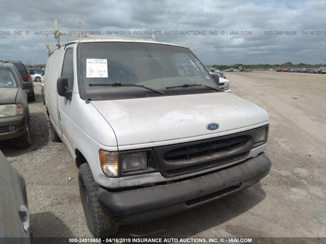 1FTEE1424VHA72725 - 1997 FORD ECONOLINE E150 VAN WHITE photo 1