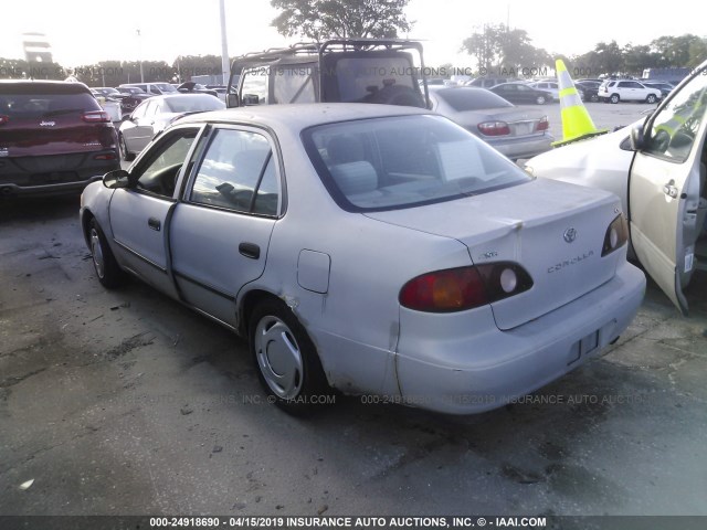 2T1BR12E82C541898 - 2002 TOYOTA COROLLA CE/LE/S GRAY photo 3