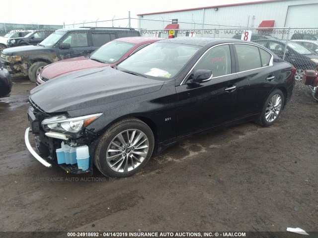 JN1EV7AR9JM443953 - 2018 INFINITI Q50 LUXE/SPORT BLACK photo 2