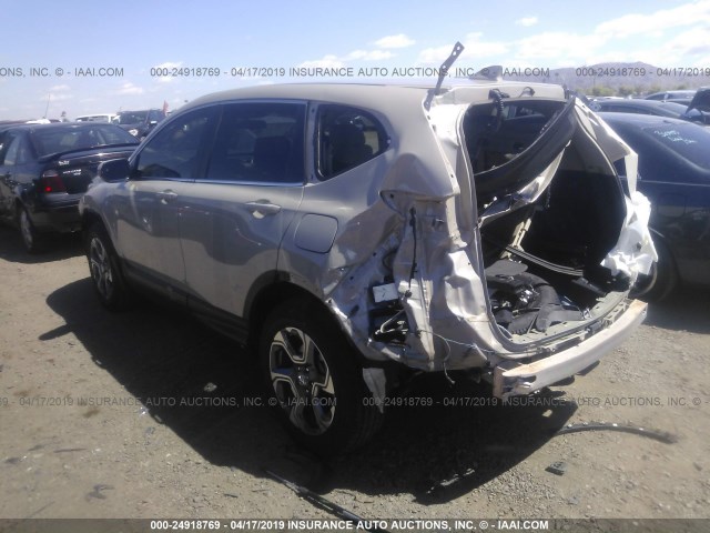 2HKRW2H5XJH693438 - 2018 HONDA CR-V EX TAN photo 3