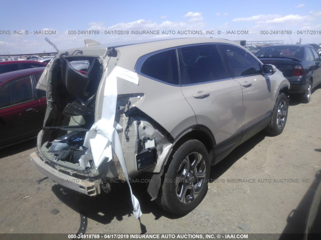 2HKRW2H5XJH693438 - 2018 HONDA CR-V EX TAN photo 4