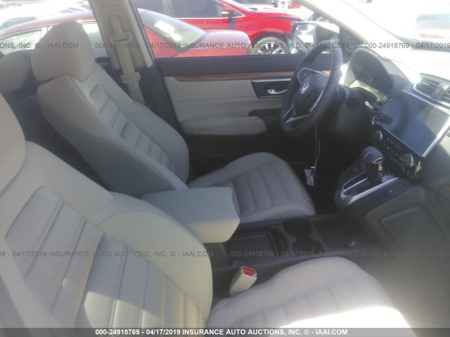2HKRW2H5XJH693438 - 2018 HONDA CR-V EX TAN photo 5