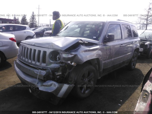 1C4NJPFA5ED822949 - 2014 JEEP PATRIOT LATITUDE SILVER photo 2