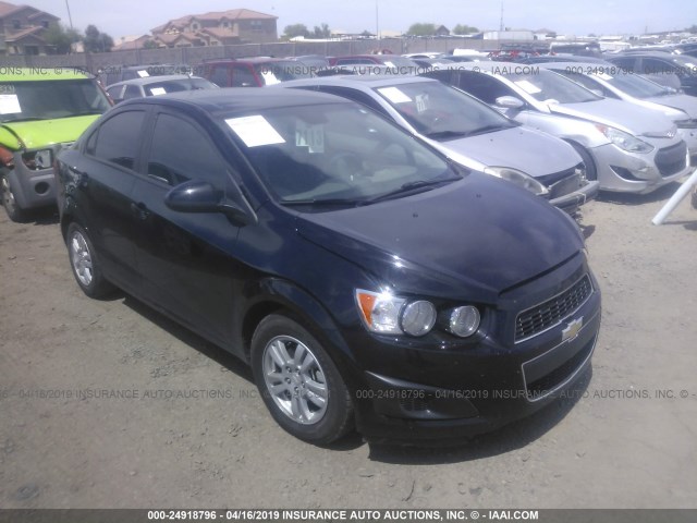 1G1JA5SH8C4211468 - 2012 CHEVROLET SONIC LS BLACK photo 1