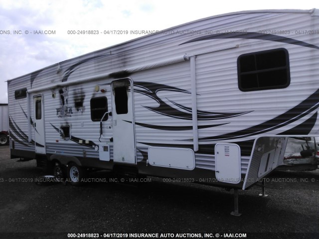 4X4FPTL21DP042379 - 2013 PALOMINO 5TH WHEEL  WHITE photo 10