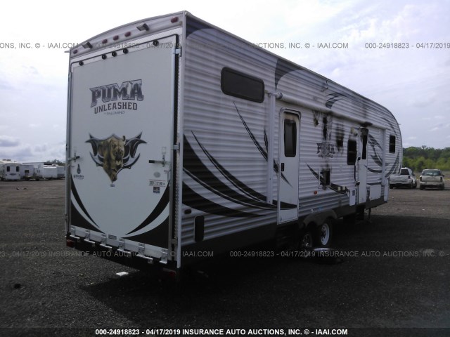 4X4FPTL21DP042379 - 2013 PALOMINO 5TH WHEEL  WHITE photo 4