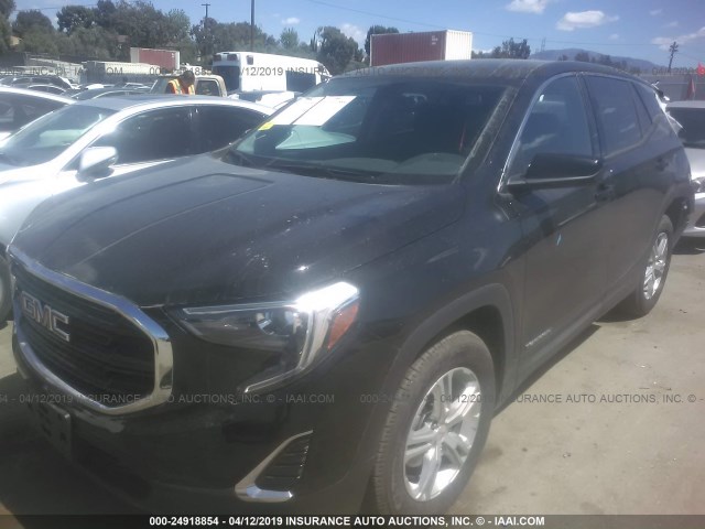 3GKALMEV8JL411422 - 2018 GMC TERRAIN SLE BLACK photo 2