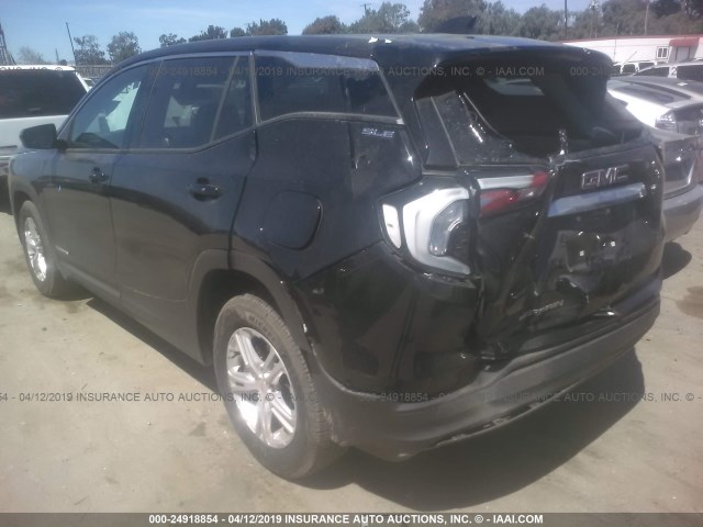 3GKALMEV8JL411422 - 2018 GMC TERRAIN SLE BLACK photo 3