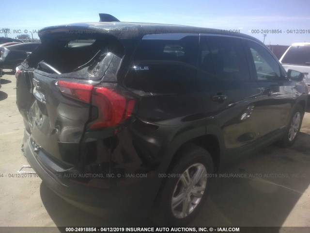 3GKALMEV8JL411422 - 2018 GMC TERRAIN SLE BLACK photo 4