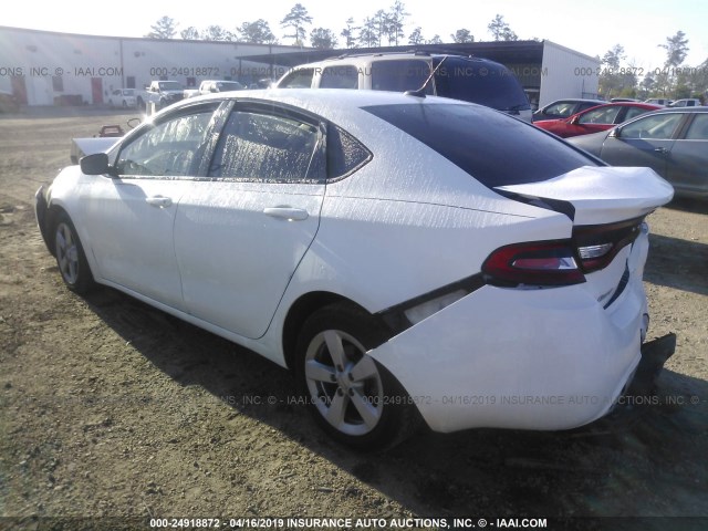 1C3CDFBB1GD503823 - 2016 DODGE DART SXT WHITE photo 3