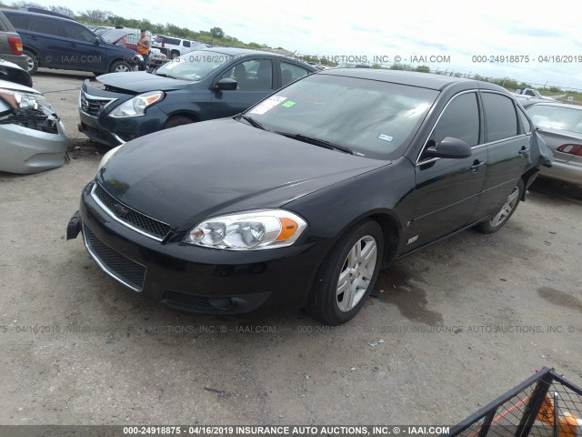 2G1WD58C169310305 - 2006 CHEVROLET IMPALA SUPER SPORT BLACK photo 2