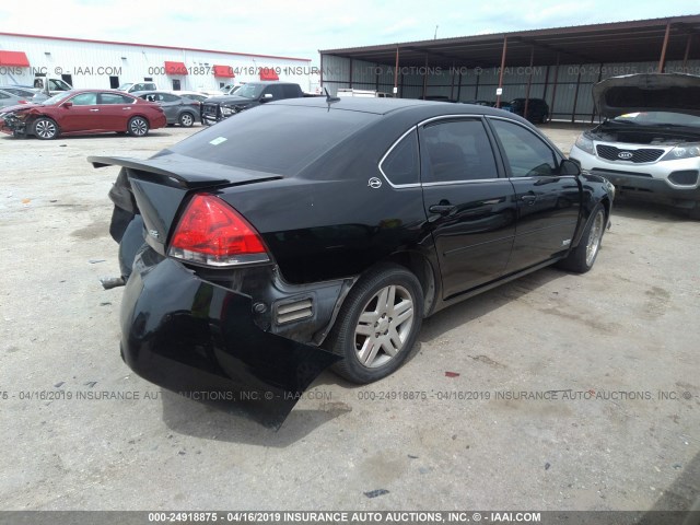 2G1WD58C169310305 - 2006 CHEVROLET IMPALA SUPER SPORT BLACK photo 4