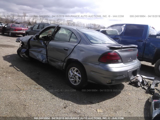 1G2NF52E64M548419 - 2004 PONTIAC GRAND AM SE1 GRAY photo 3