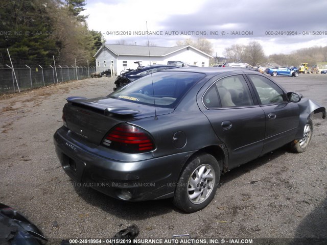 1G2NF52E64M548419 - 2004 PONTIAC GRAND AM SE1 GRAY photo 4