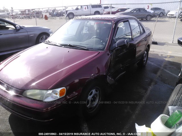 1NXBR12E4YZ414508 - 2000 TOYOTA COROLLA VE/CE/LE RED photo 6
