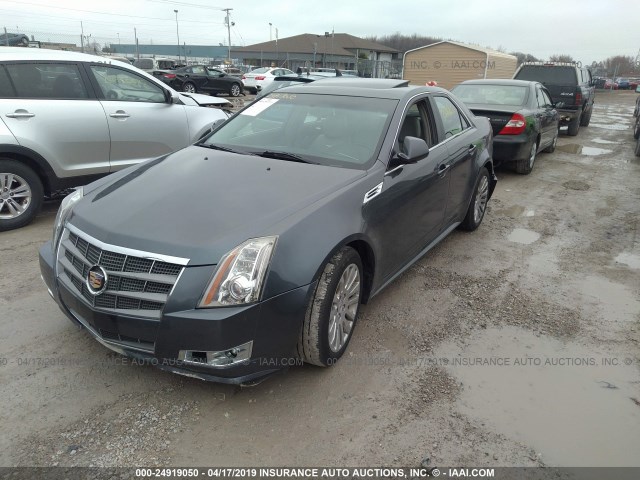 1G6DS5EV1A0116650 - 2010 CADILLAC CTS PREMIUM COLLECTION SILVER photo 2