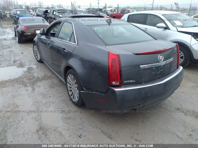 1G6DS5EV1A0116650 - 2010 CADILLAC CTS PREMIUM COLLECTION SILVER photo 3