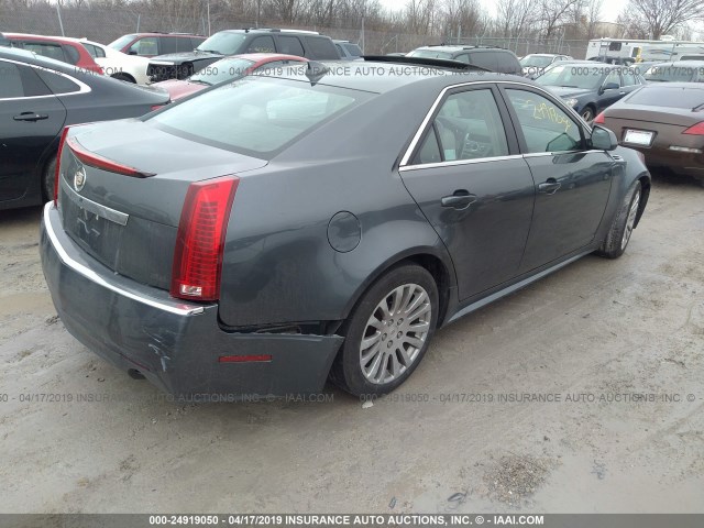 1G6DS5EV1A0116650 - 2010 CADILLAC CTS PREMIUM COLLECTION SILVER photo 4
