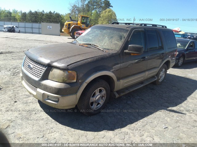 1FMPU17586LA82136 - 2006 FORD EXPEDITION EDDIE BAUER GRAY photo 2