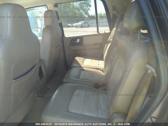 1FMPU17586LA82136 - 2006 FORD EXPEDITION EDDIE BAUER GRAY photo 8