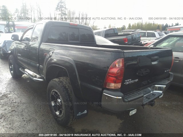 5TEUU42N37Z368799 - 2007 TOYOTA TACOMA ACCESS CAB შავი ფოტო 3