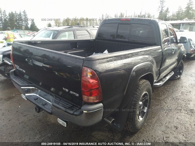 5TEUU42N37Z368799 - 2007 TOYOTA TACOMA ACCESS CAB შავი ფოტო 4