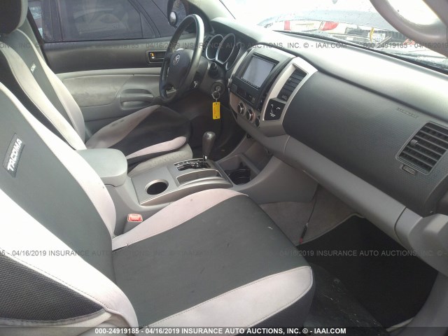 5TEUU42N37Z368799 - 2007 TOYOTA TACOMA ACCESS CAB შავი ფოტო 5