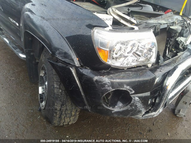5TEUU42N37Z368799 - 2007 TOYOTA TACOMA ACCESS CAB შავი ფოტო 6