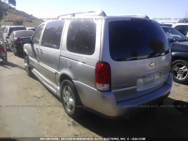 1GBDV131X7D103026 - 2007 CHEVROLET UPLANDER INCOMPLETE SILVER photo 3