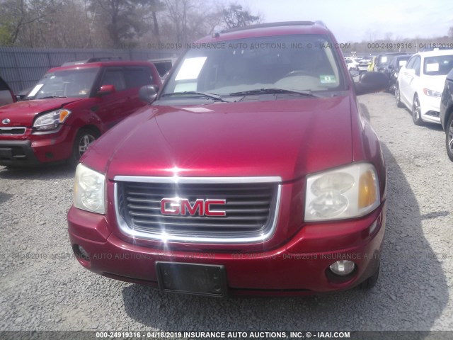 1GKET12M656169287 - 2005 GMC ENVOY XUV RED photo 6