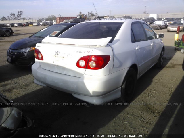 1NXBR30EX6Z600985 - 2006 TOYOTA COROLLA CE/LE/S WHITE photo 4