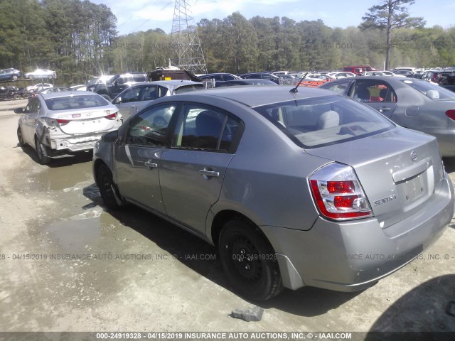 3N1AB61E08L646412 - 2008 NISSAN SENTRA 2.0/2.0S/2.0SL GRAY photo 3